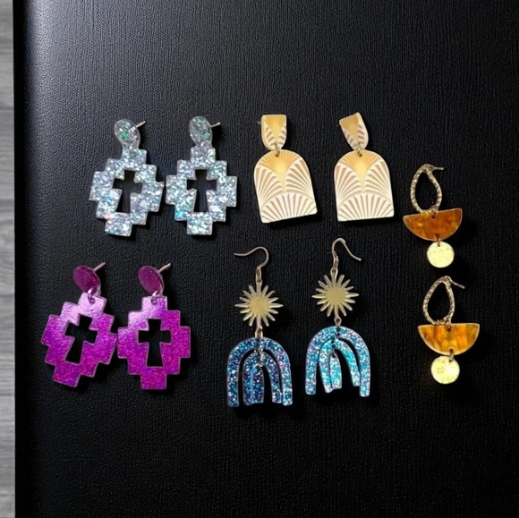 Earrings lot of 5 bundle - Picture 1 of 10